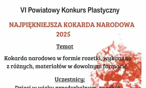 Zdjęcie do Zapraszamy do udziału w konkursie! 