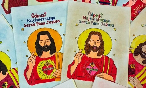 Zdjęcie do Piękny gest naszych uczni&oacute;w z okazji odpustu parafialnego