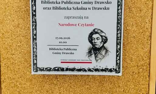 Zdjęcie do Narodowe Czytanie w Drawsku z udziałem naszych si&oacute;dmoklasist&oacute;w